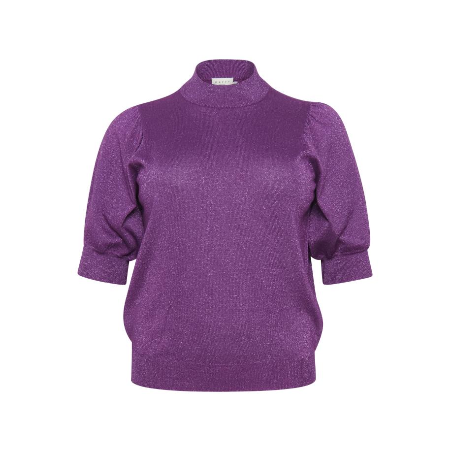 KAFFE CURVE Trui KC Regitta neonlila Paars