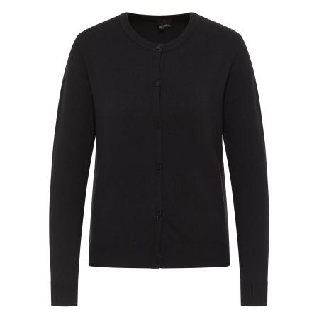 DreiMaster DreiMaster Klassik Gebreid vest Melegnano zwart