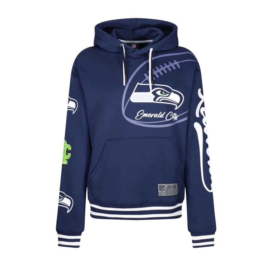 Recovered Recovered Sweatshirt NFL Seahawks Emerald City blauw -