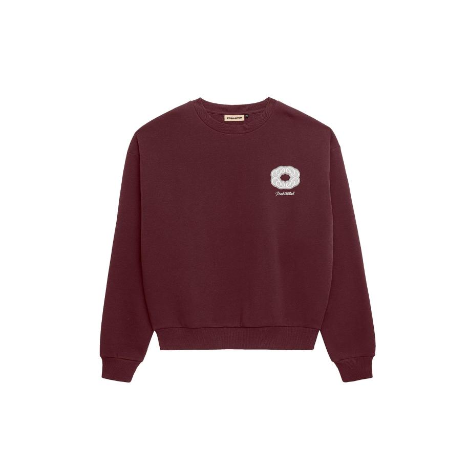 Prohibited Sweatshirt Legacy bessen / zilver / wit Paars