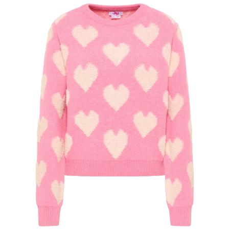 MYMO MYMO Trui beige / lichtroze