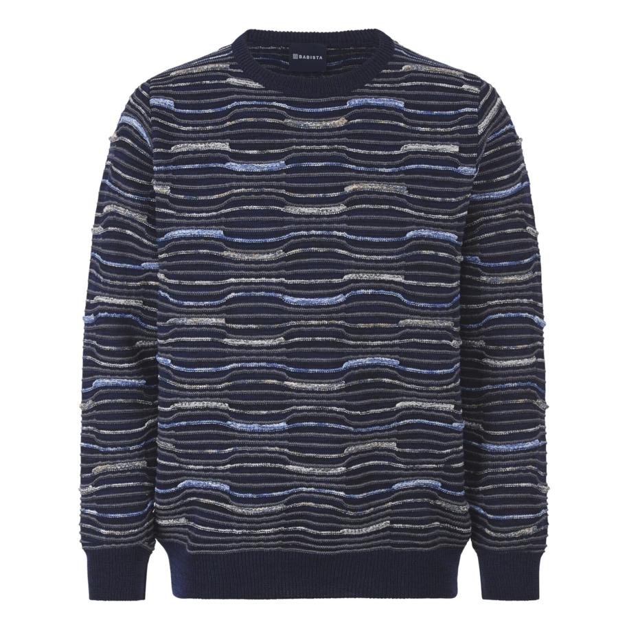 BABISTA BABISTA Trui blauw / marine / lichtgrijs / wit -