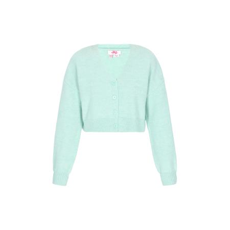 MYMO MYMO Gebreid vest Young Fashion mintgroen