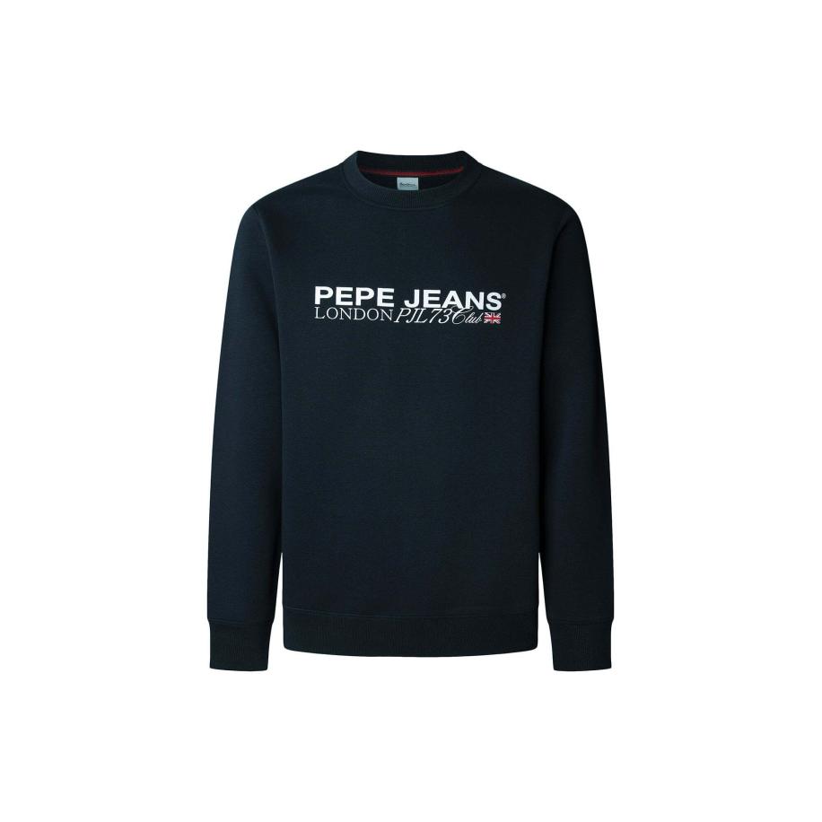 Pepe Jeans Sweatshirt Matthew donkerblauw / grenadine / wit Blauw