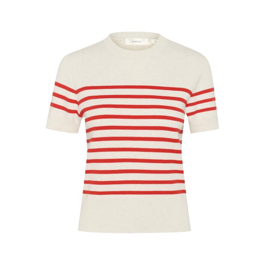 InWear InWear Trui Wallis beige / rood -