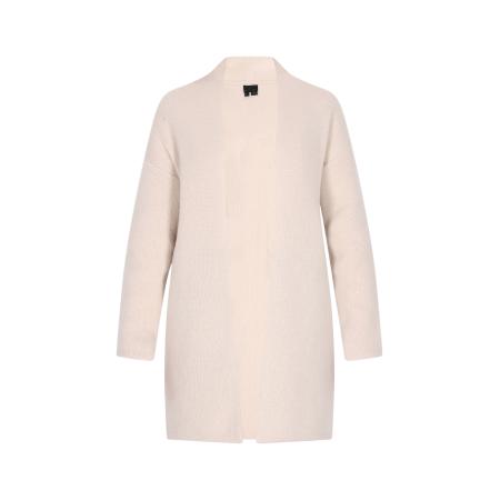 DreiMaster DreiMaster Klassik Gebreid vest wolwit