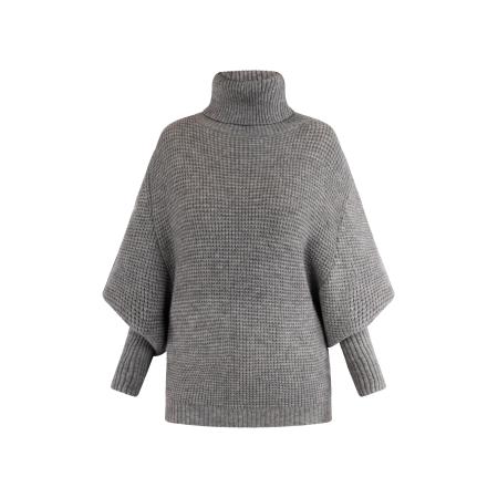 RISA RISA Trui grijs gemêleerd