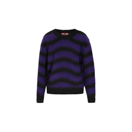 MYMO myMo ROCKS Trui lila / zwart