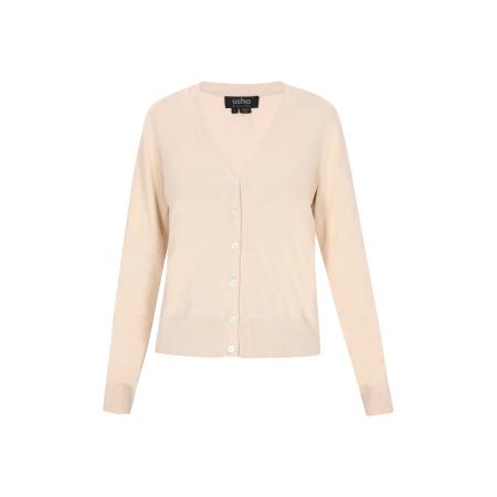 Usha usha BLACK LABEL Gebreid vest crème