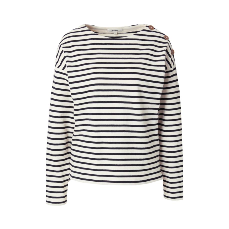 Garcia GARCIA Trui lichtbeige / zwart -