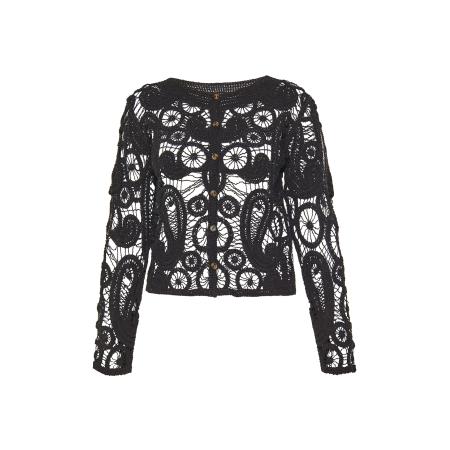 Usha usha FESTIVAL Gebreid vest Fashion Look zwart