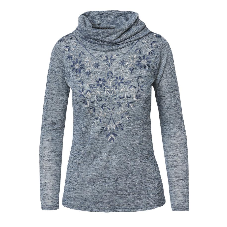 KOROSHI KOROSHI Trui navy / blauw gemêleerd -