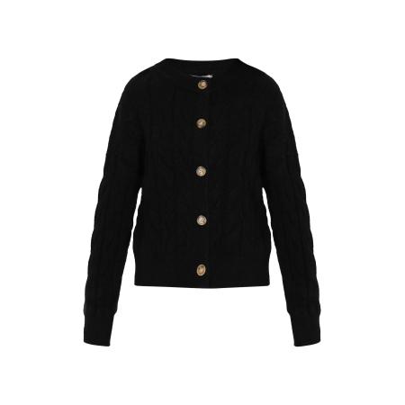 DreiMaster DreiMaster Vintage Gebreid vest zwart