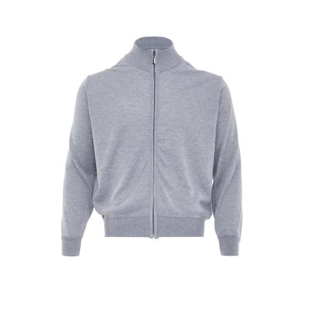 NALLY NALLY Gebreid vest grijs gemêleerd