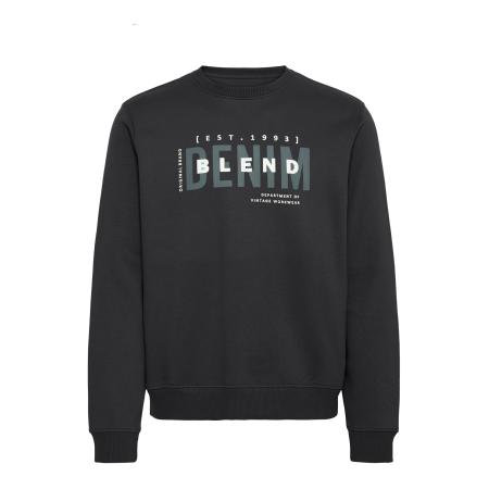 Blend BLEND Sweatshirt BHIB donkergroen / zwart / wit