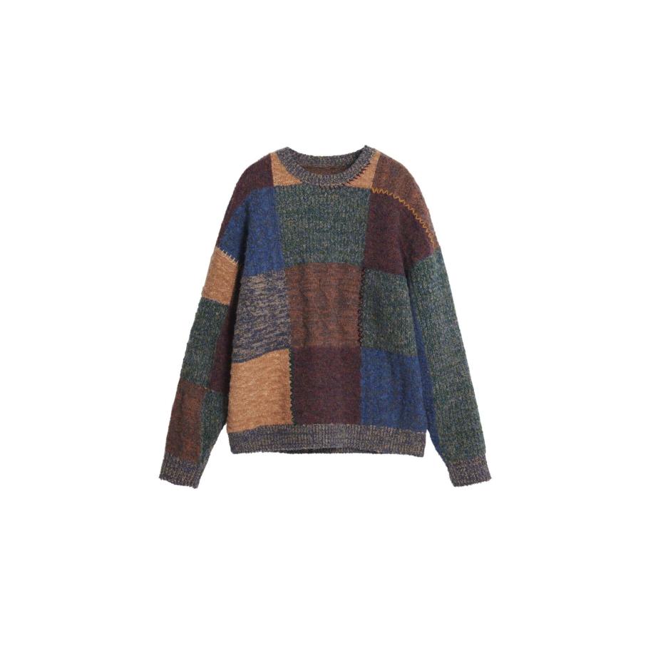 Desigual Desigual Sweatshirt blauw / karamel / donkergroen / bordeaux -