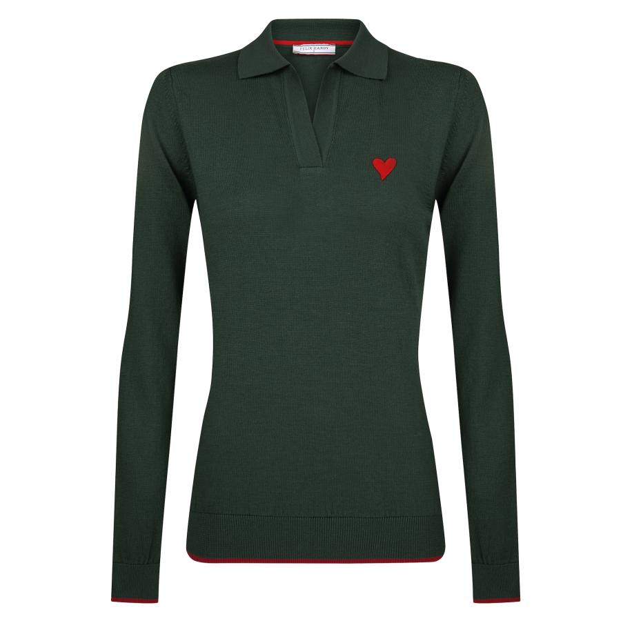 Felix Hardy Felix Hardy Trui groen / knalrood -