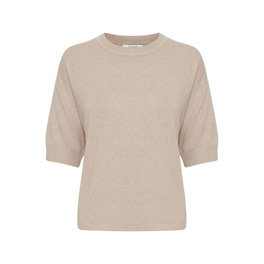 b.young b.young Trui MORLA beige gemêleerd -