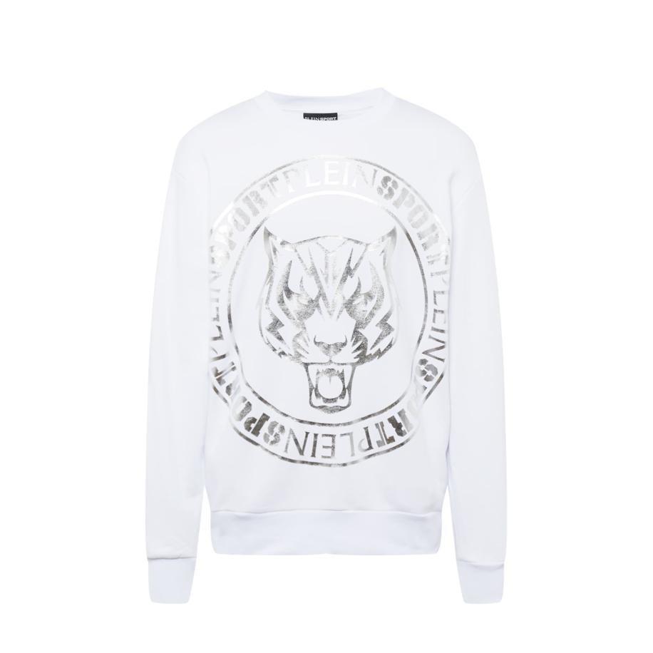 Plein Sport Plein Sport Sweatshirt zilvergrijs / zwart / wit -