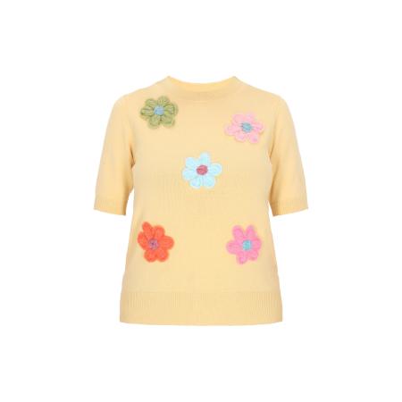 Gaya Gaya Trui Fashion Look aqua / pasteelgeel / oranje / pink