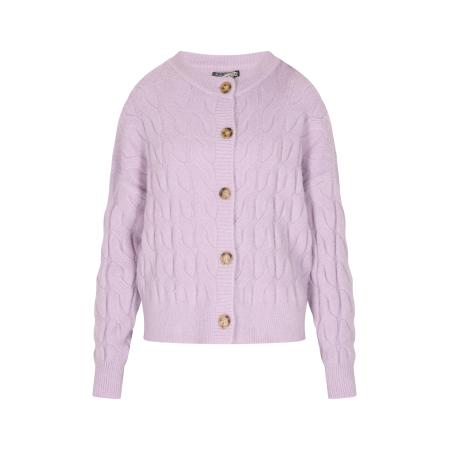 DreiMaster DreiMaster Vintage Gebreid vest lavendel