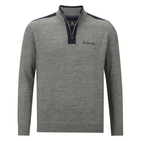 jan vanderstorm Jan Vanderstorm Trui Dain grijs gemêleerd