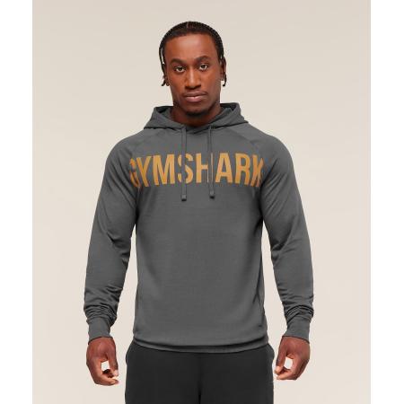 Gymshark Prime Hoodie Onyx Grey/Antique Gold