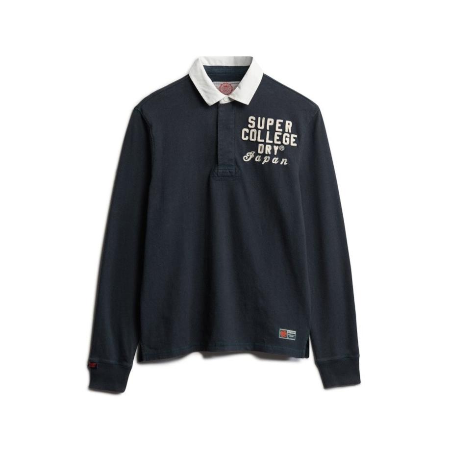 Superdry Sweatshirt crème / marine Blauw
