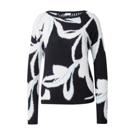 s.Oliver BLACK LABEL Trui hemelsblauw / zwart / wit