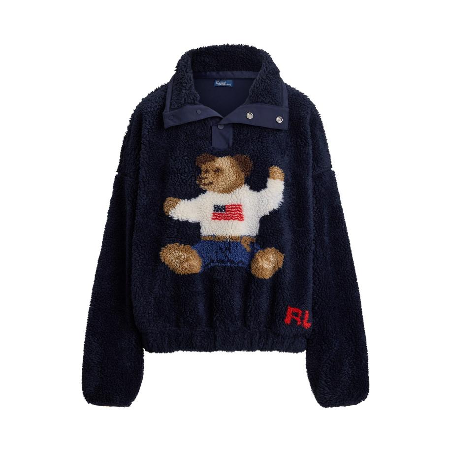 Polo Ralph Lauren Trui navy / bruin / rood / wit Blauw