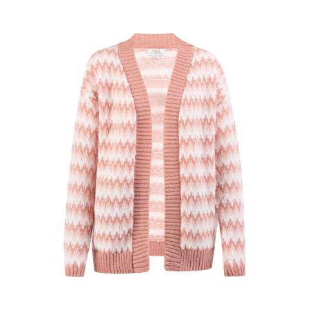 Usha usha FESTIVAL Gebreid vest rosa / oudroze / wit