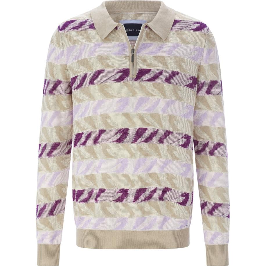 BABISTA BABISTA Trui Varin beige / lichtbeige / lila / lavendel -
