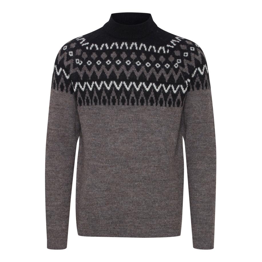 Casual Friday Casual Friday Trui aardetinten / donkergrijs / wit -