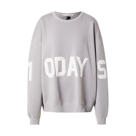 10Days Sweatshirt lichtgrijs / wit