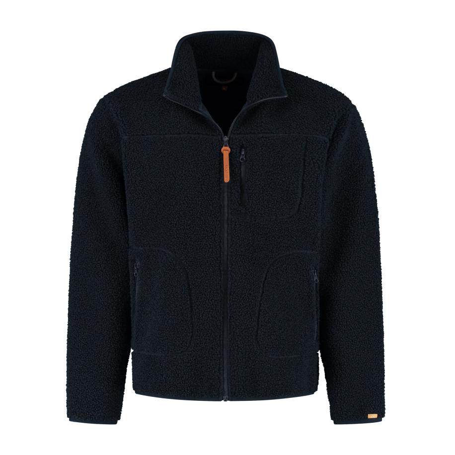 MGO MGO Fleece jas navy -