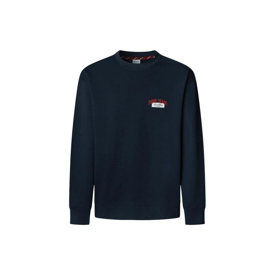 Pepe Jeans Sweatshirt Mason navy / rood / wit Blauw