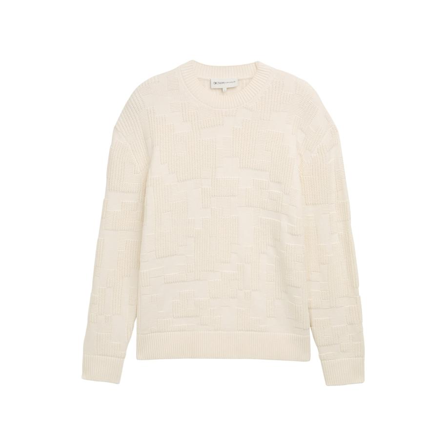 Tom Tailor TOM TAILOR DENIM Trui wolwit -