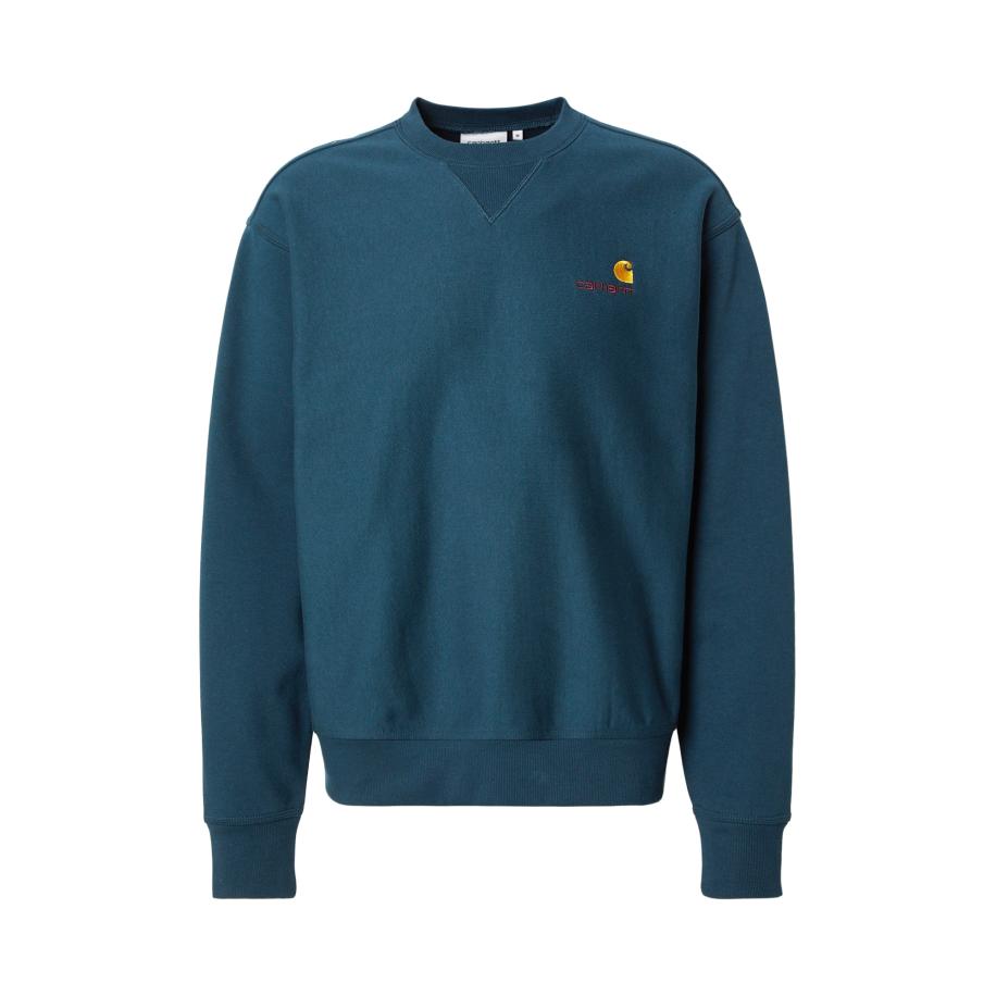 Carhartt WIP Carhartt WIP Sweatshirt American Script smaragd -