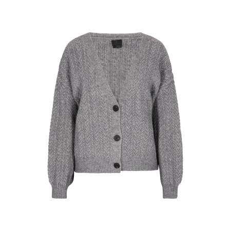 DreiMaster DreiMaster Klassik Gebreid vest grijs