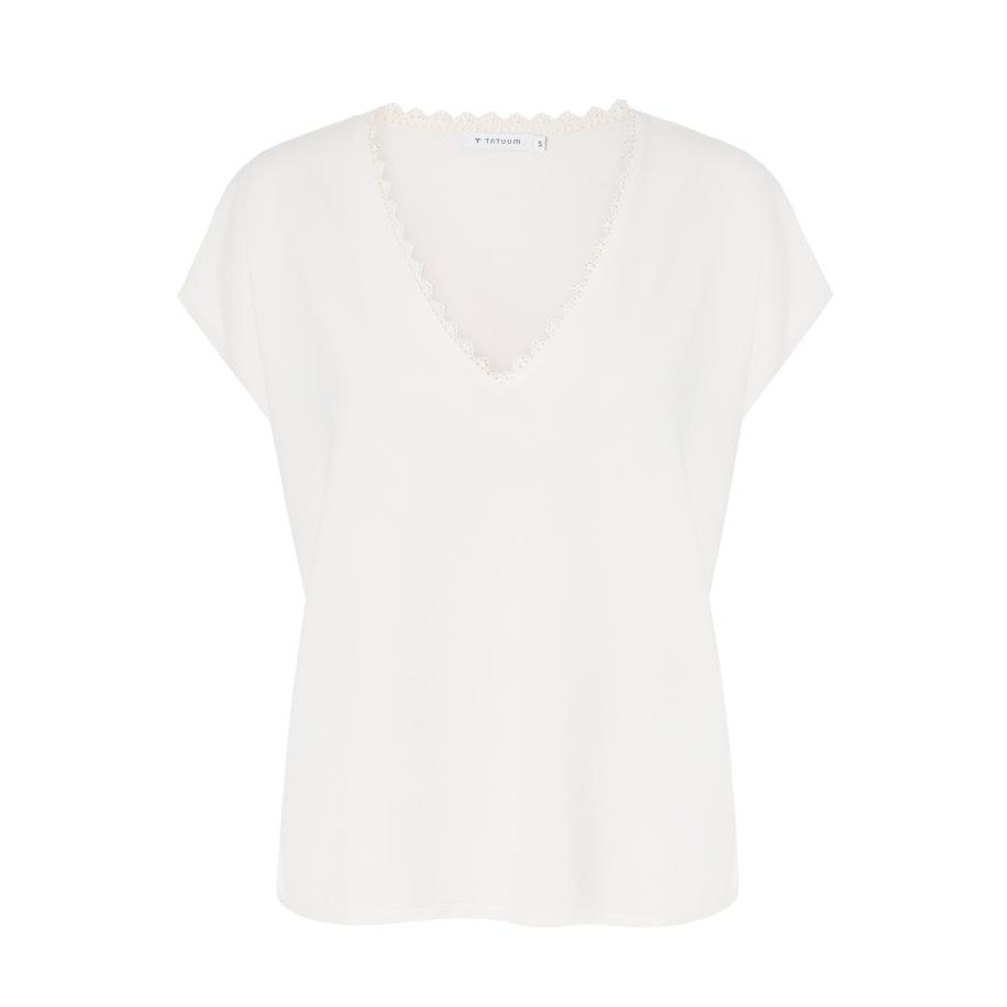 TATUUM Trui Dandy offwhite Wit