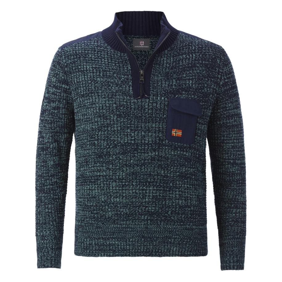 jan vanderstorm Jan Vanderstorm Trui Bjornberg petrol -