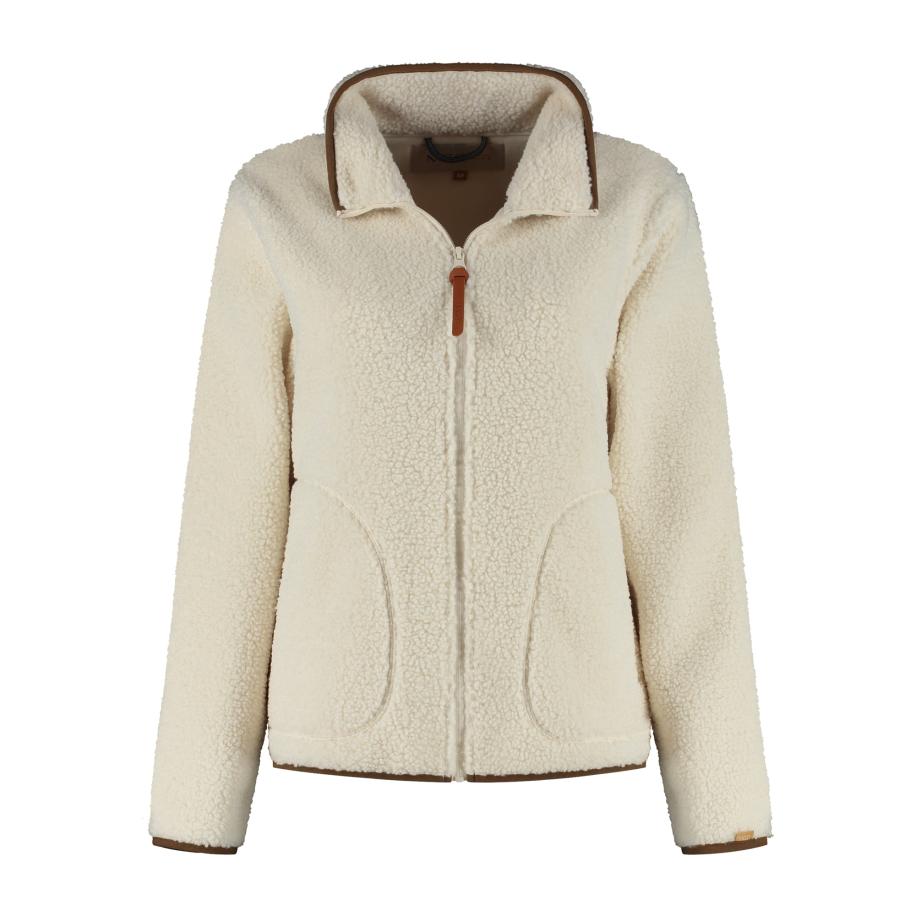 MGO MGO Fleece jas offwhite -