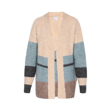Usha usha BLUE LABEL Gebreid vest beige gemêleerd / lichtblauw / bruin gemêleerd / zwart gemêleerd
