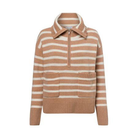 Marie Lund Marie Lund Trui camel / wit