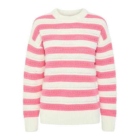 Pieces PIECES Trui FANNI pink / wit