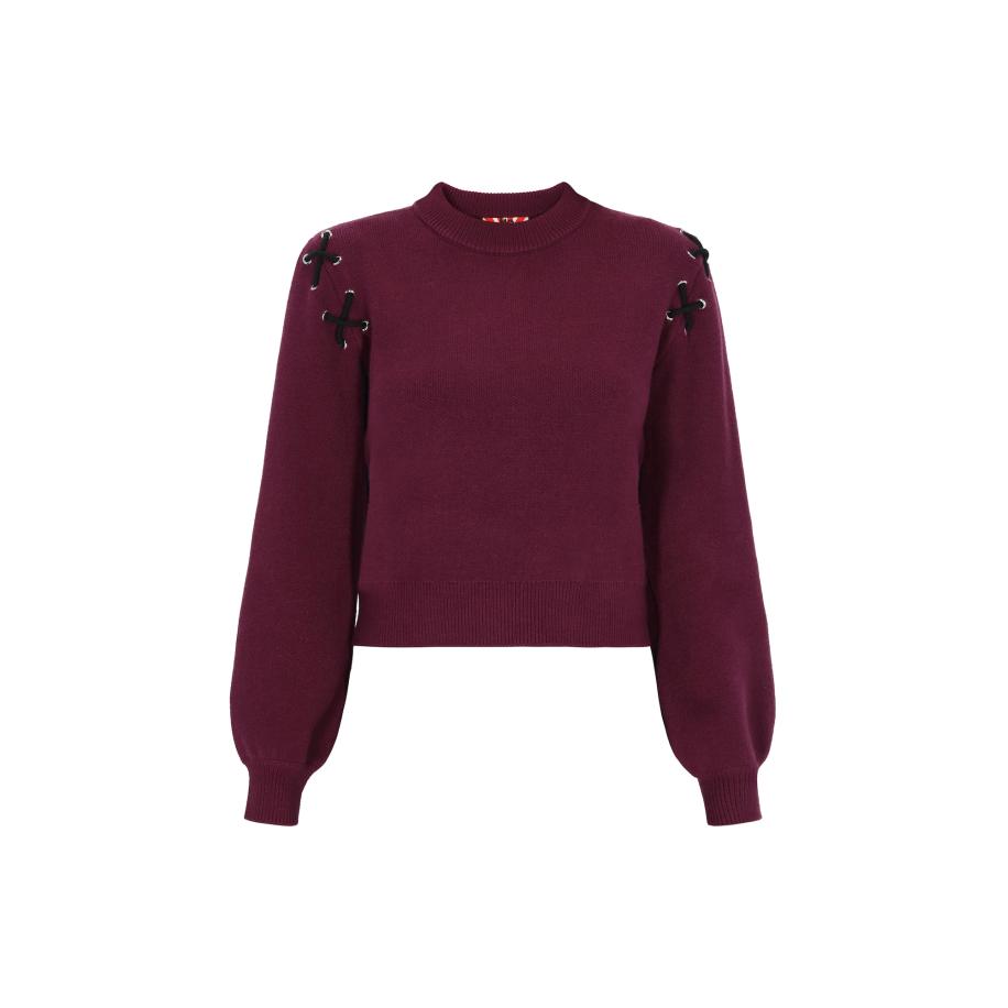 myMo ROCKS Trui bourgogne Rood