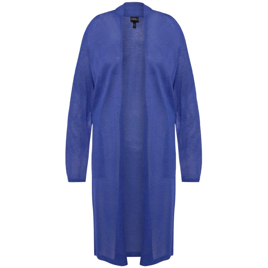 Ulla Popken Ulla Popken Gebreid vest saffier -