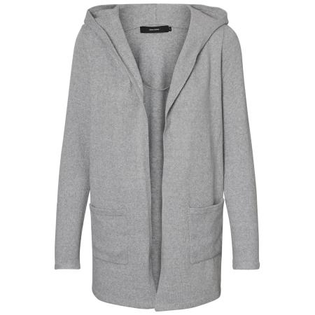 Vero Moda VERO MODA Gebreid vest Doffy grijs gemêleerd