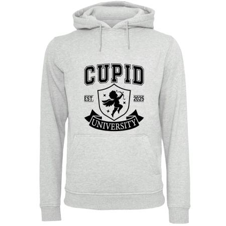 F4NT4STIC F4NT4STIC Sweatshirt Cupid University Valentinstag grijs / zwart