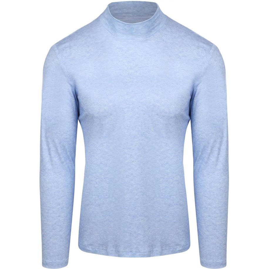 Desoto Turtleneck Trui Lichtblauw Blauw